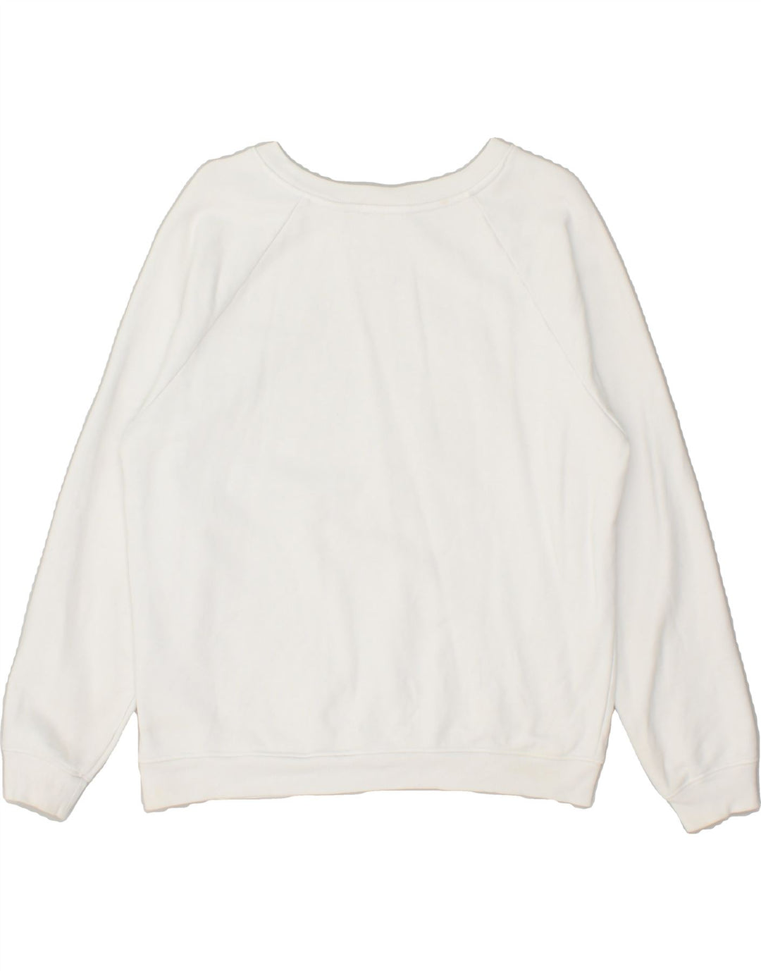 LEVI'S Womens Graphic Sweatshirt Jumper UK 10 Small White Cotton | Vintage Levi's | Thrift | Second-Hand Levi's | Used Clothing | Messina Hembry 