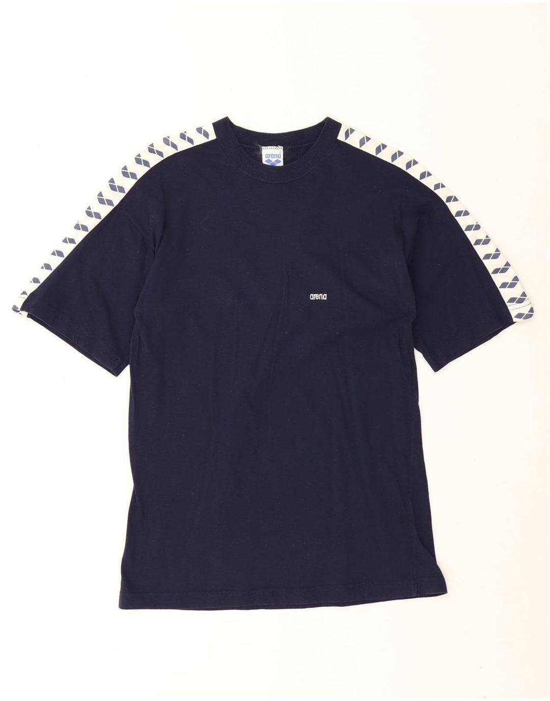 T-shirt grafica da uomo Arena Top Small blu navy color block