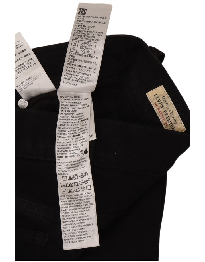 Levi's Donna 312 Shaping Slim Jeans W28 L32 Cotone Nero