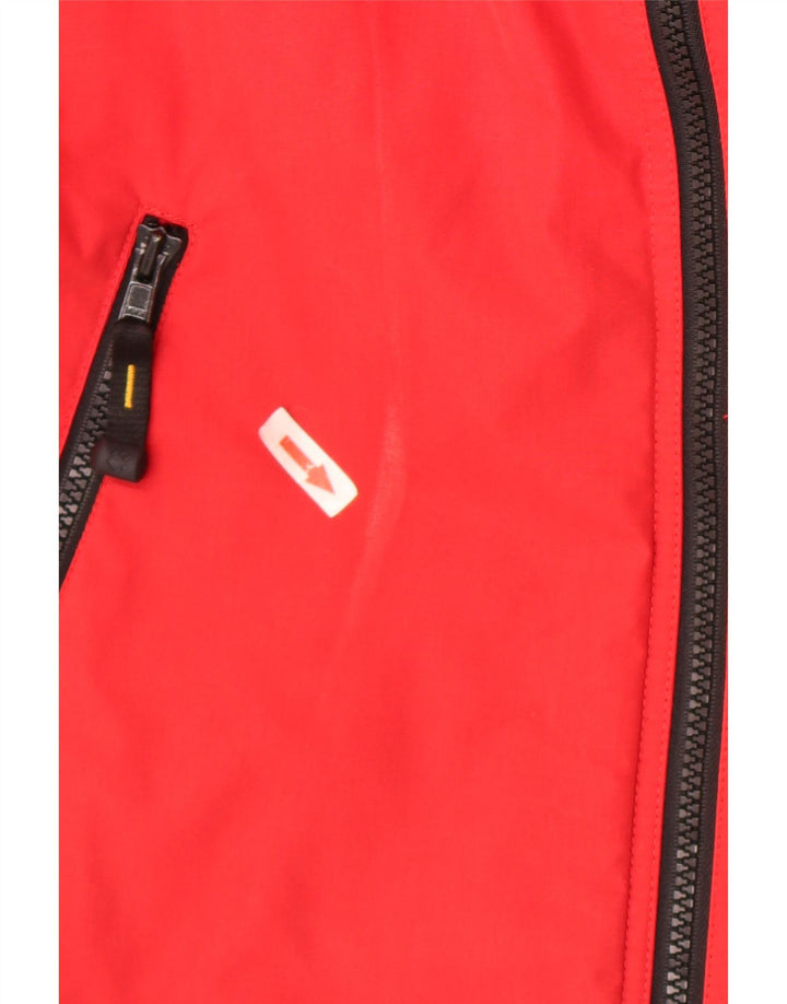 Giacca a vento da ragazzo Jack Wolfskin 11-12 anni Poliestere color block rosso