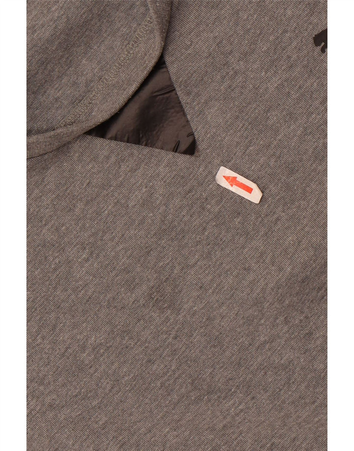 Felpa grafica da uomo Puma Jumper XL in cotone grigio