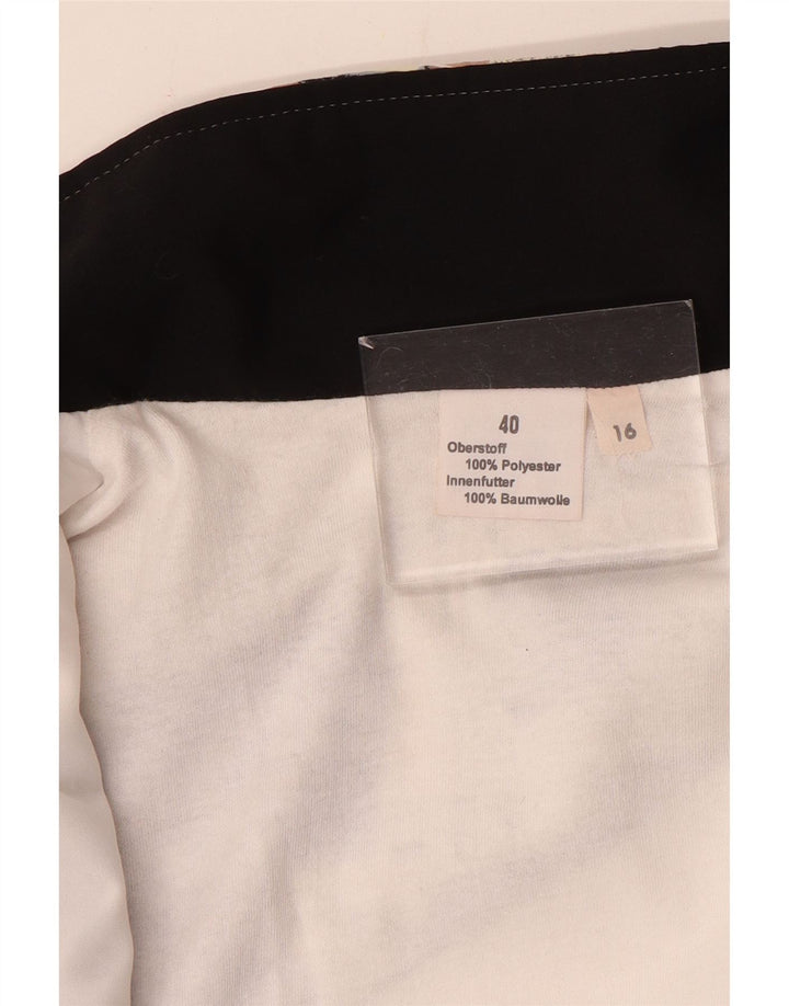 Giacca da tuta da uomo vintage UK 40 Poliestere color block medio nero