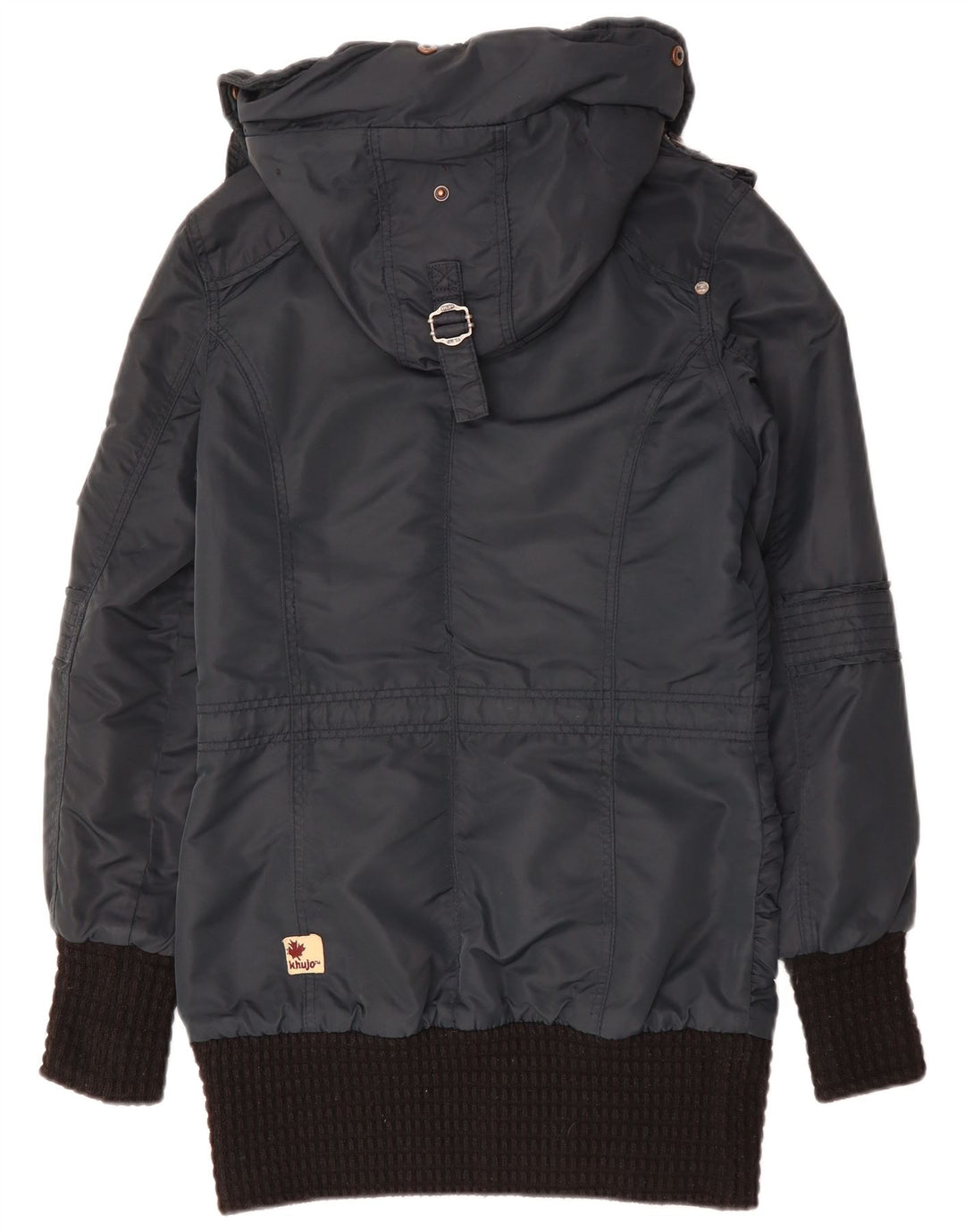 Giacca parka da uomo con cappuccio KHUJO UK 38 medio blu navy