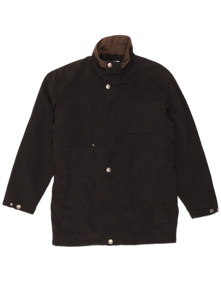 Giacca utilitaria da uomo LONDON FOG UK 38 poliestere nero medio