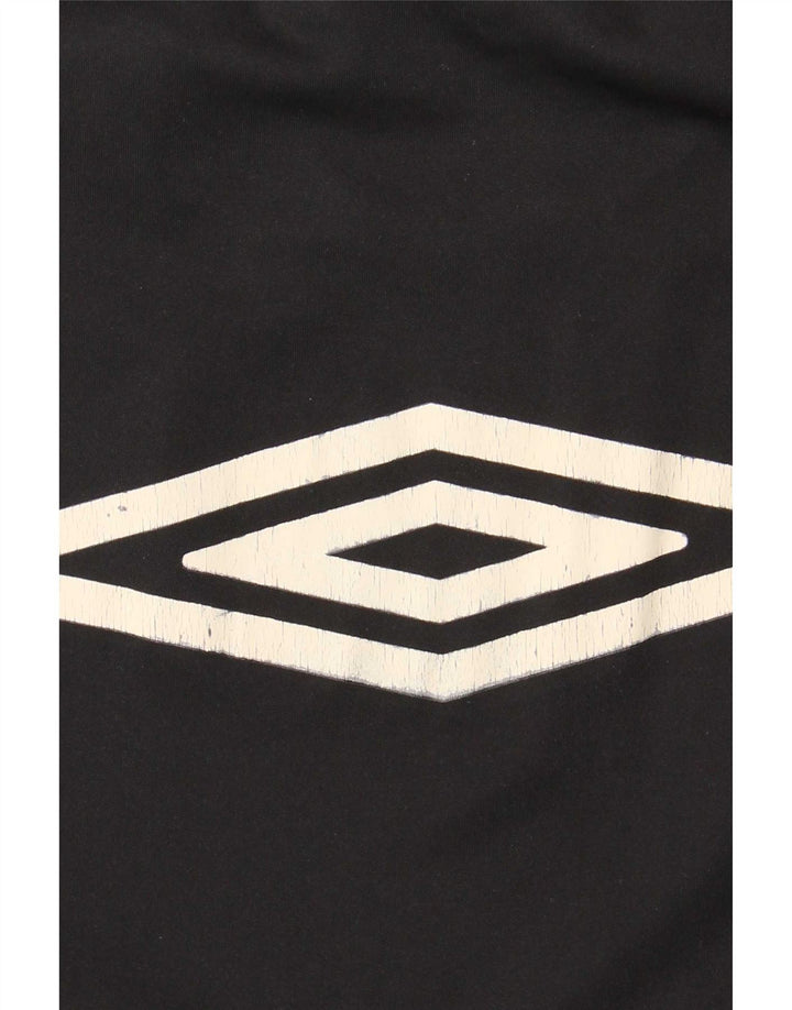 T-shirt grafica da uomo Umbro Top XL Poliestere color block nero