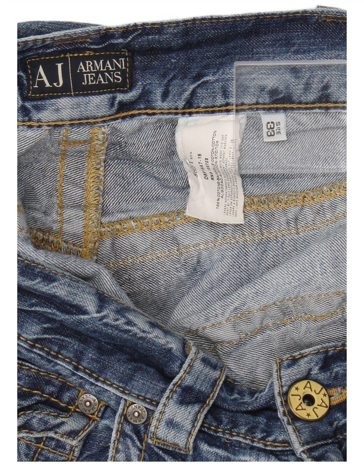 Jeans Bootcut da donna Armani W33 L33 in cotone blu