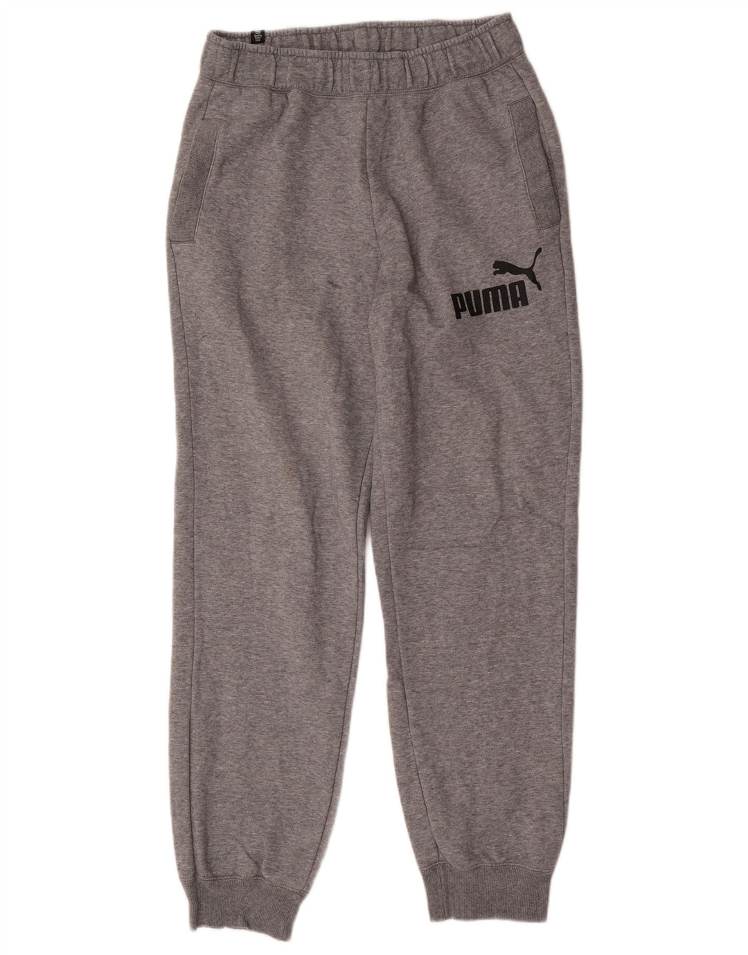 Pantaloni da tuta da uomo Puma Joggers in cotone grigio medio sportivo