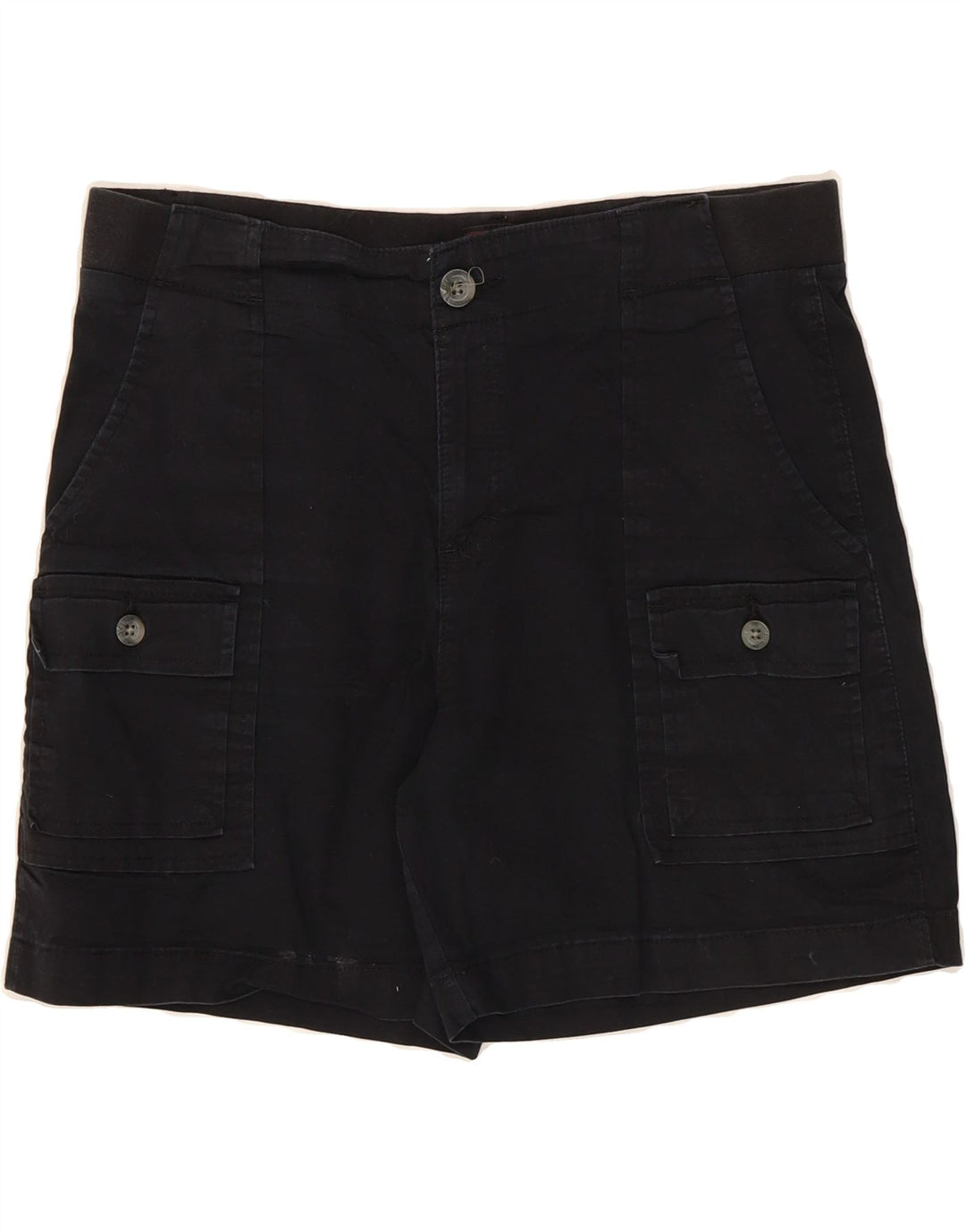 LEE Womens Cargo Shorts US 10 Large W30  Black Cotton Vintage Lee and Second-Hand Lee from Messina Hembry 