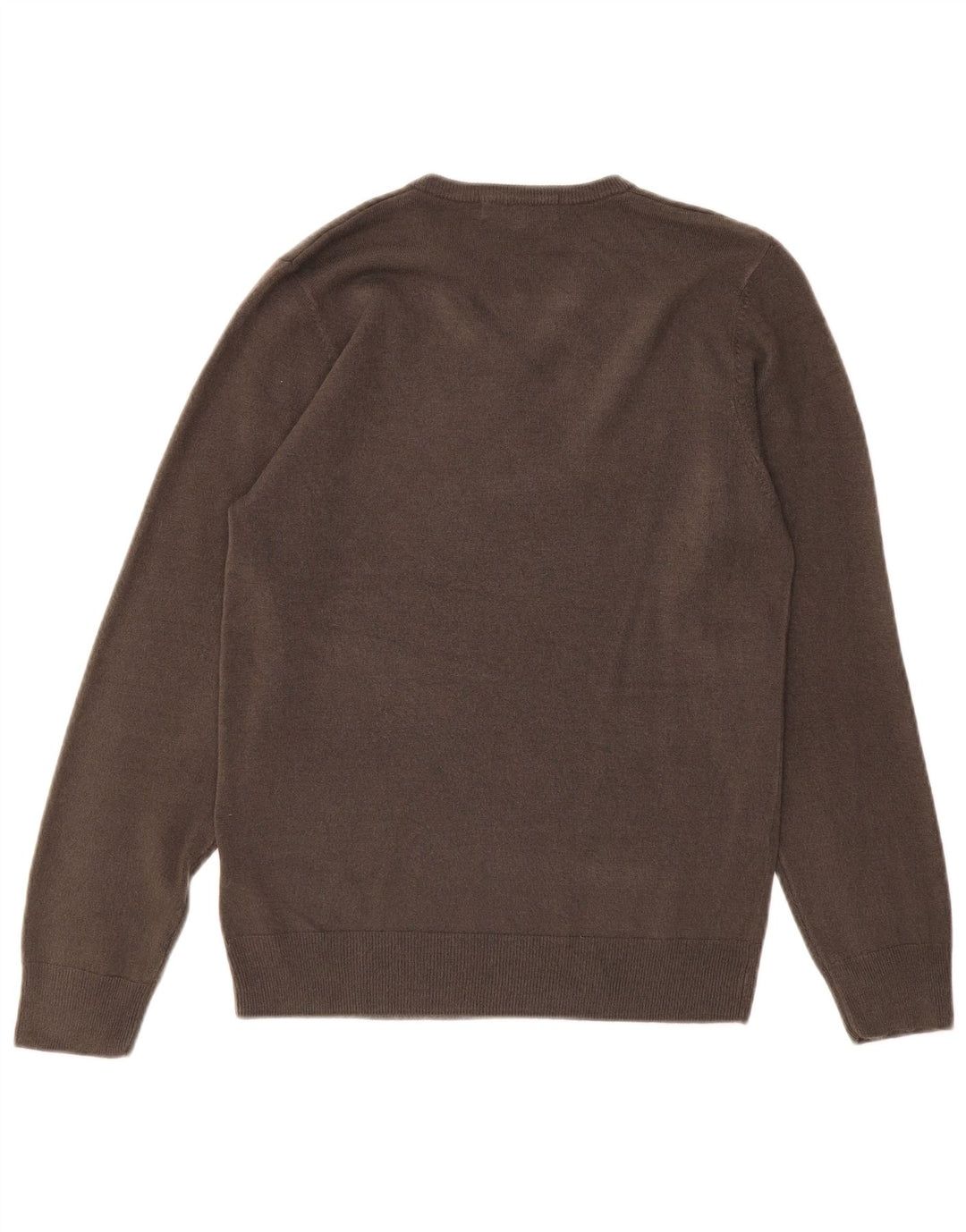MARKS & SPENCER Maglione da uomo con scollo a V piccolo acrilico grigio