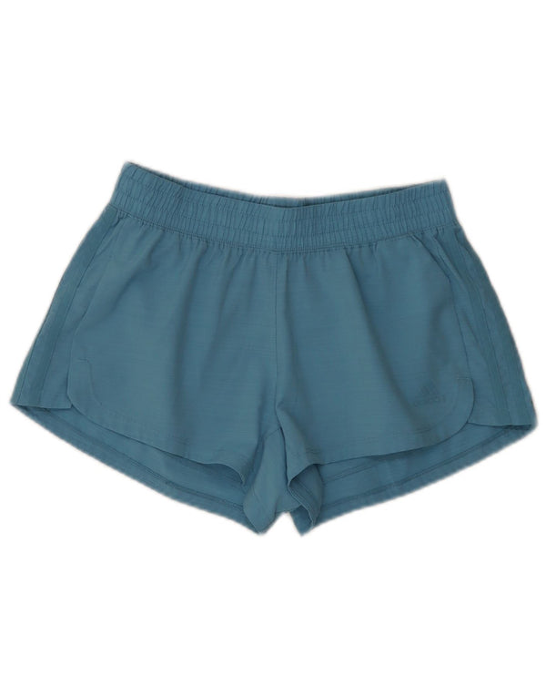 Pantaloncini sportivi Adidas da donna UK 8/10 piccoli poliestere blu