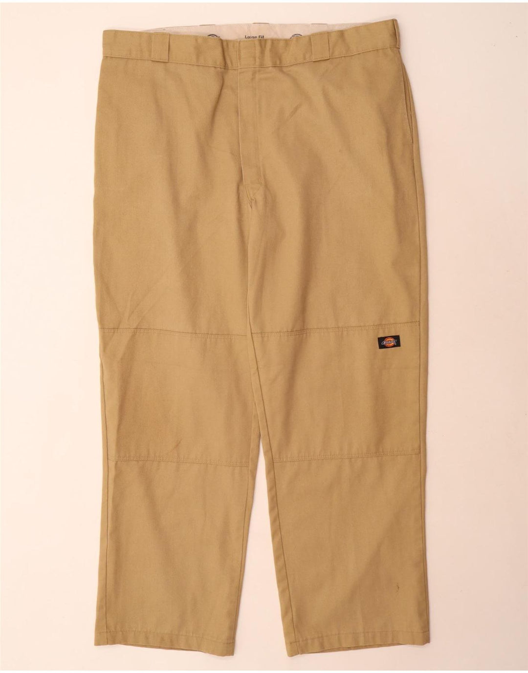 Pantaloni cargo da uomo larghi Dickies W42 L32 poliestere beige