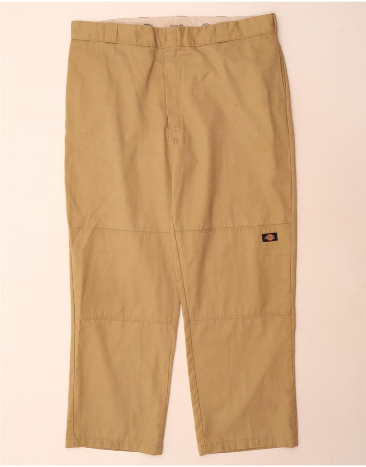 Pantaloni cargo da uomo larghi Dickies W42 L32 poliestere beige