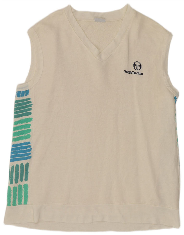 SERGIO TACCHINI Felpa da uomo Maglione 2XL Colore bianco sporco