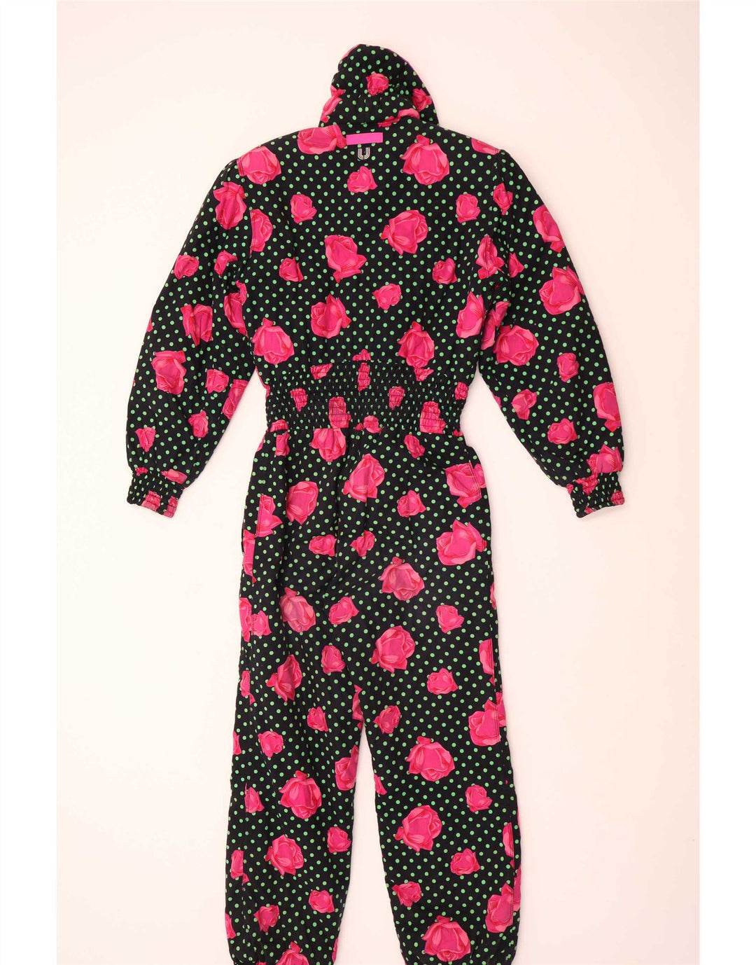 Tuta da sci da donna Ungaro IT 44 Cotone floreale nero medio