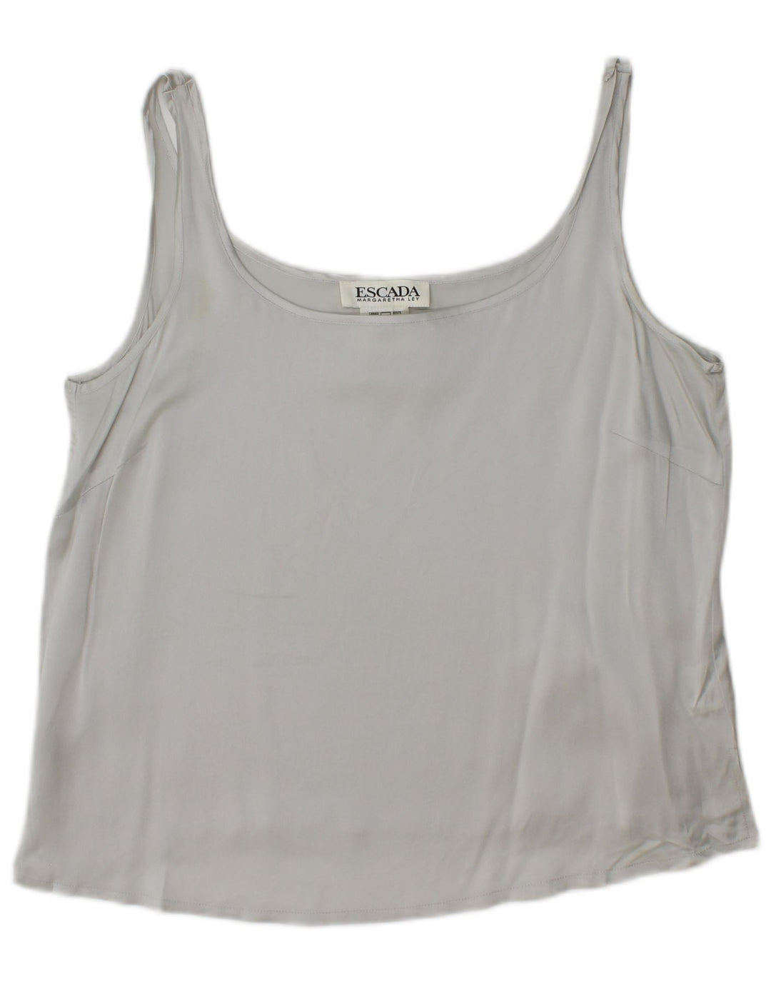 Canotta Donna Escada IT 42 Grigio Medio Seta
