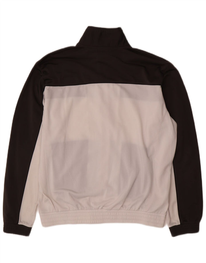 Giacca da tuta da uomo Champion, grande, in poliestere color block nero