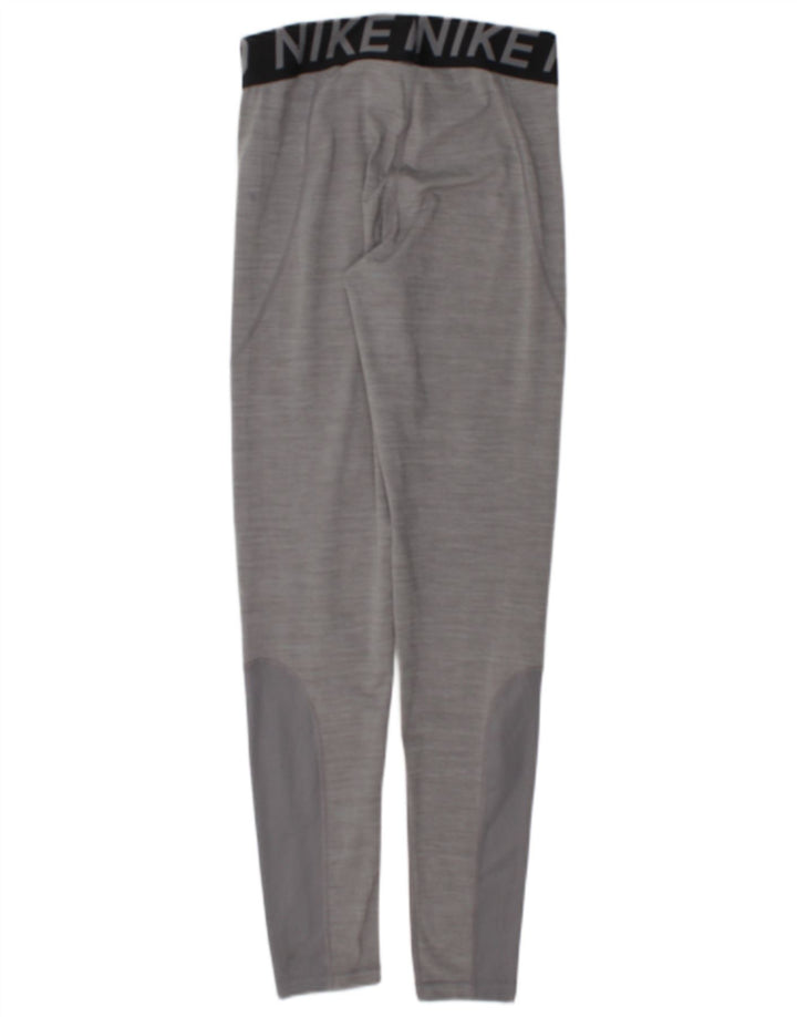 Leggings grafici Nike Dri Fit da donna UK 12 Colorblock grigio medio
