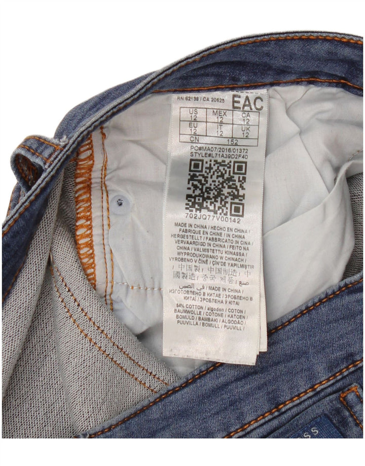 Jeans slim da donna Guess UK 12 medi W30 L28 cotone blu
