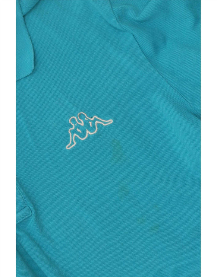 Polo Kappa Uomo Small Blu Cotone