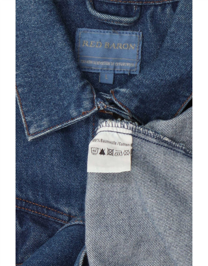 Giacca di jeans da donna Red Baron UK 16 grande cotone blu