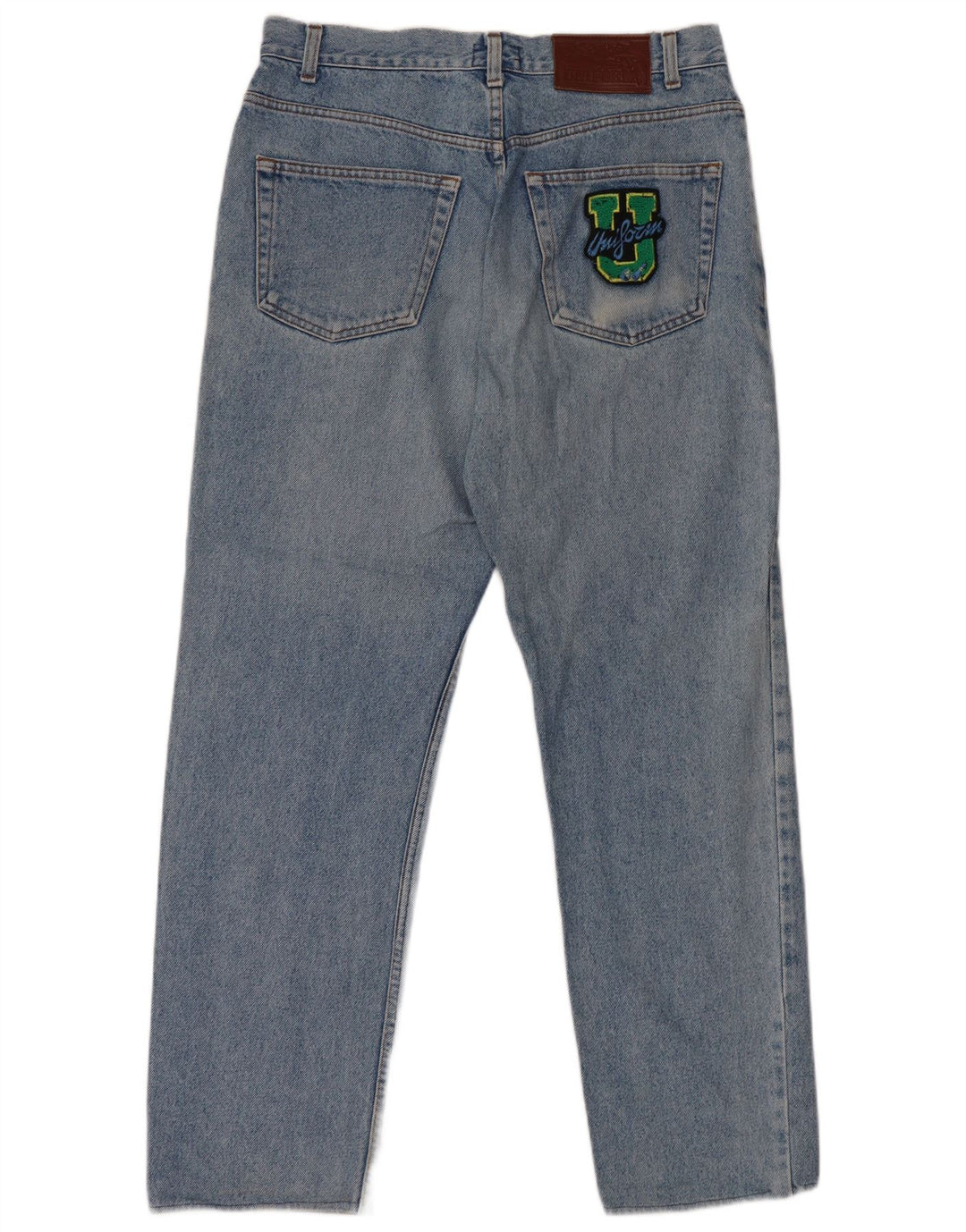 UNIFORM Jeans dritti da uomo W32 L30 Blu