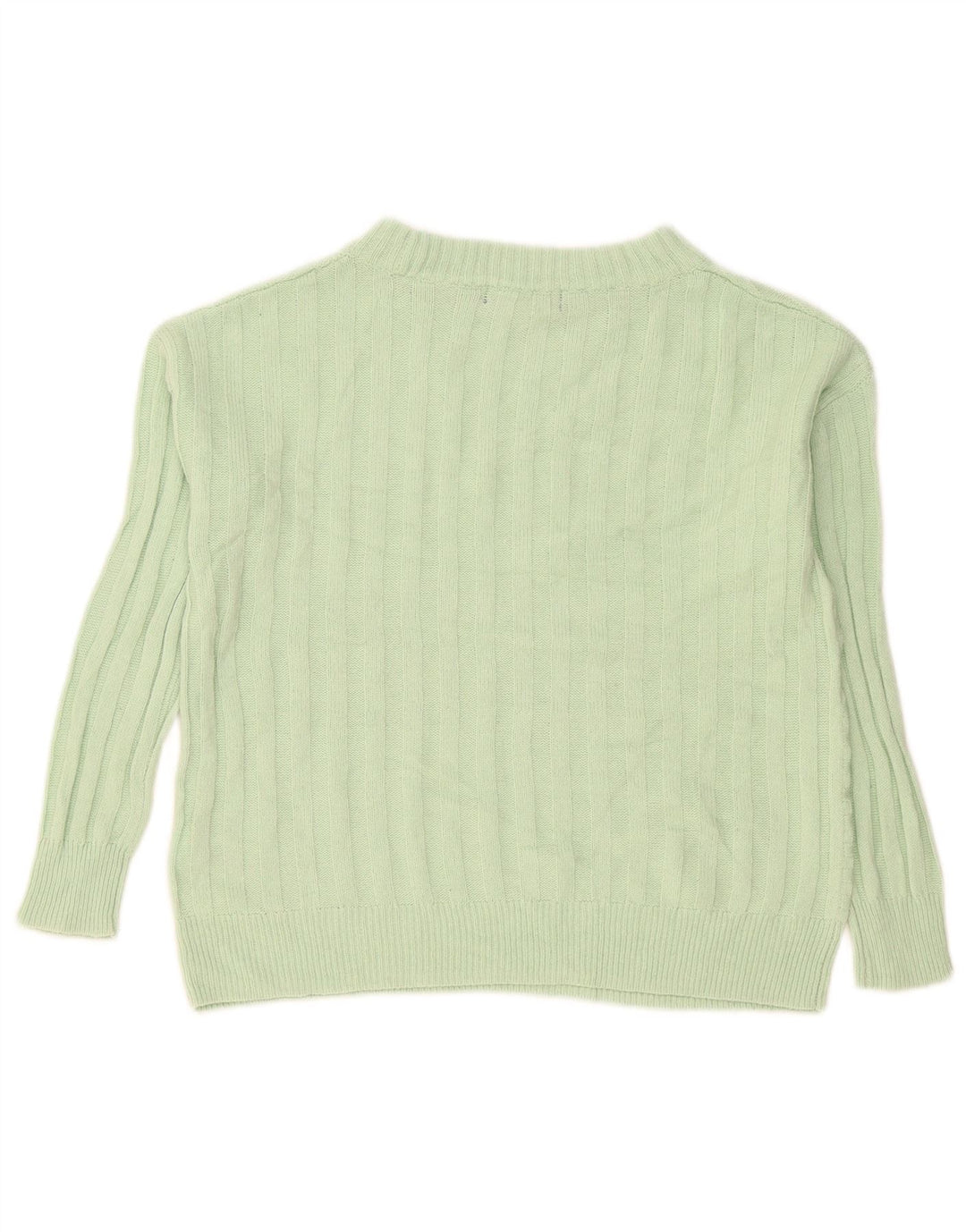 Maglione maglione oversize con scollo a barca da donna Marks & Spencer UK 10 piccolo verde