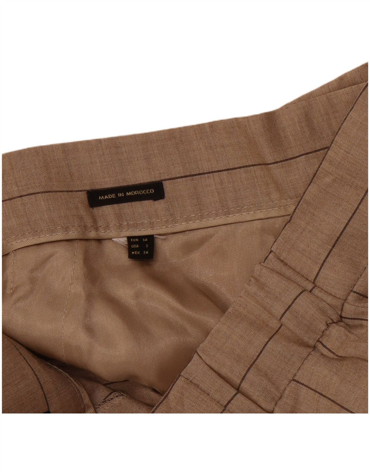 Pantaloni chino da donna MASSIMO DUTTI EU 34 2XS W24 L26 Beige a righe