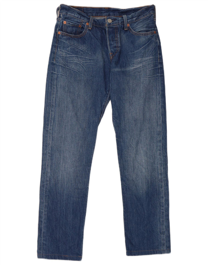 Jeans dritti 501 da donna Levi's W25 L27 cotone blu