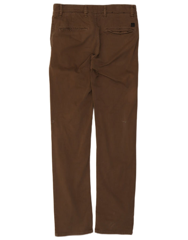 Pantaloni chino slim fit da uomo Hugo Boss W30 L32 cotone marrone