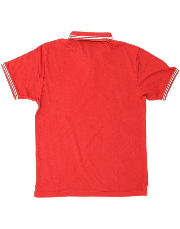 Polo da uomo CHAMPION in cotone rosso medio