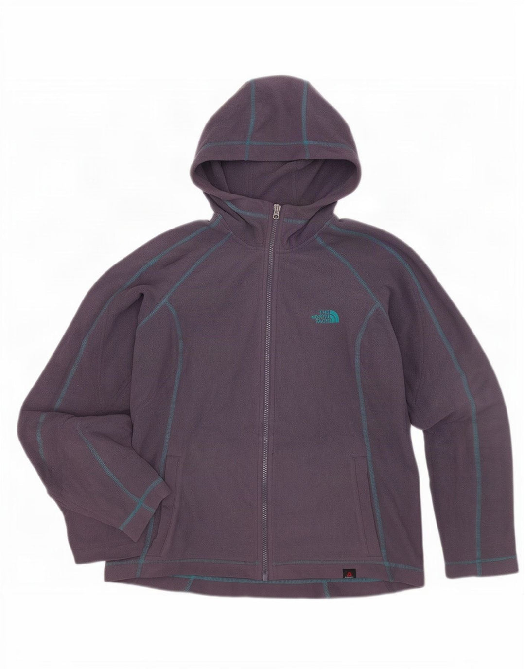 Giacca in pile con cappuccio da donna The North Face UK 14 Poliestere viola medio
