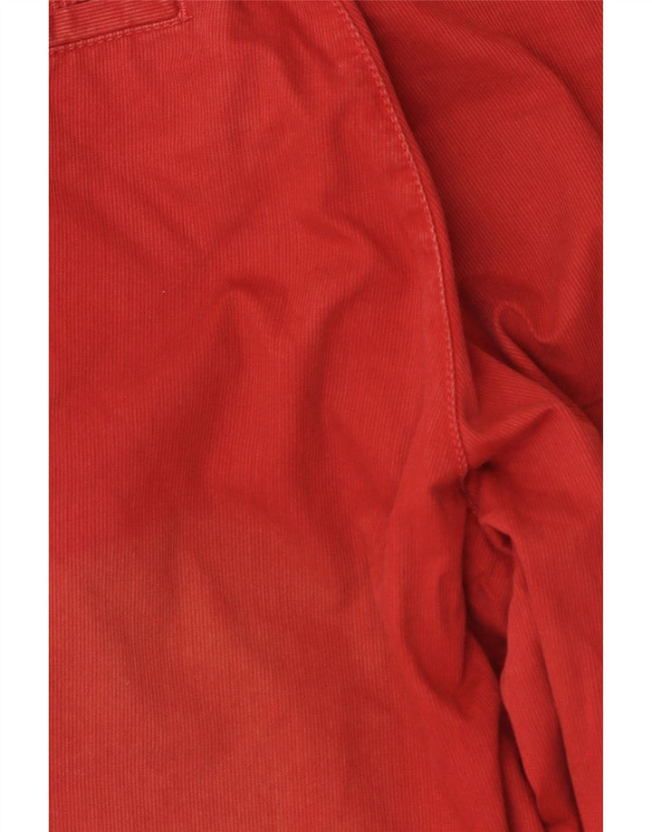 Pantaloni dritti da uomo in velluto a coste Dockers W31 L30 Rossi
