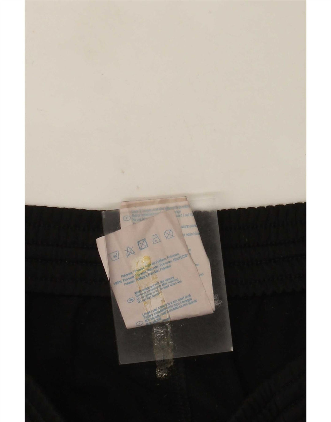 Pantaloni da tuta da uomo Champion grandi in poliestere nero