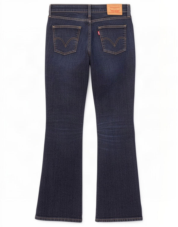 Levi's Donna 10529 Jeans Bootcut W31 L32 Cotone Blu Navy