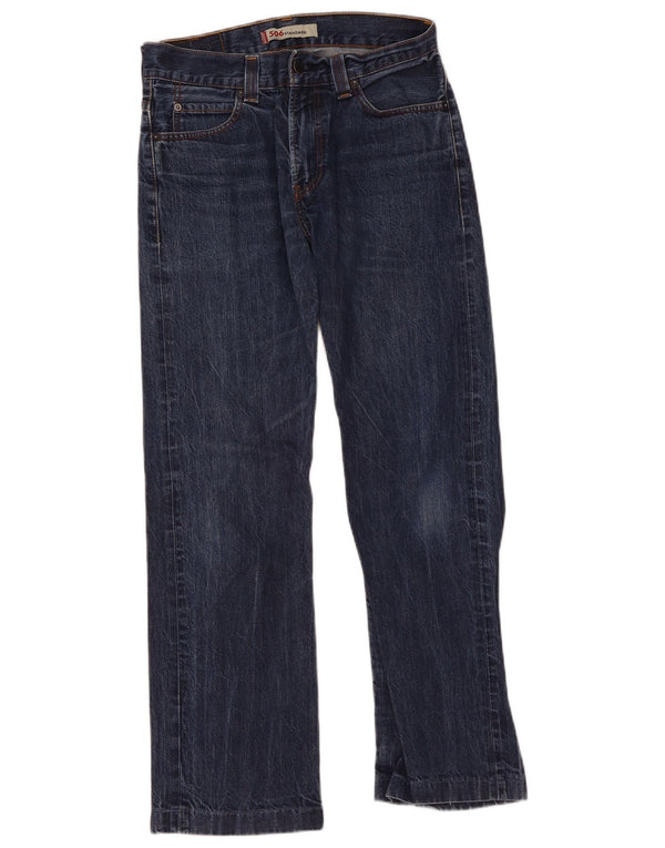 Levi's Uomo 506 Jeans dritti W32 L32 Blu