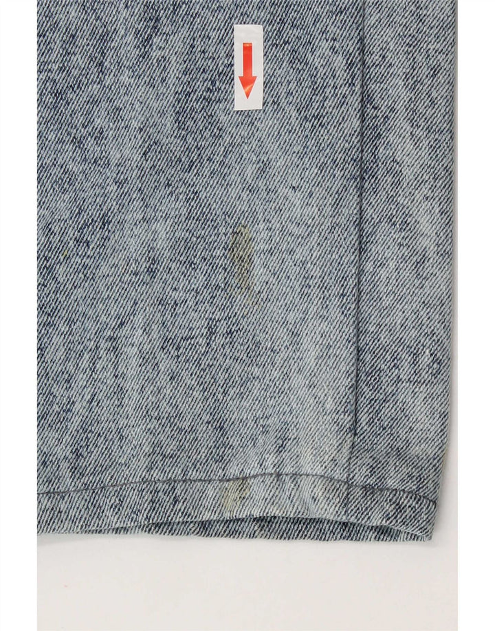 Jeans dritti da donna vintage W33 L30 in cotone blu