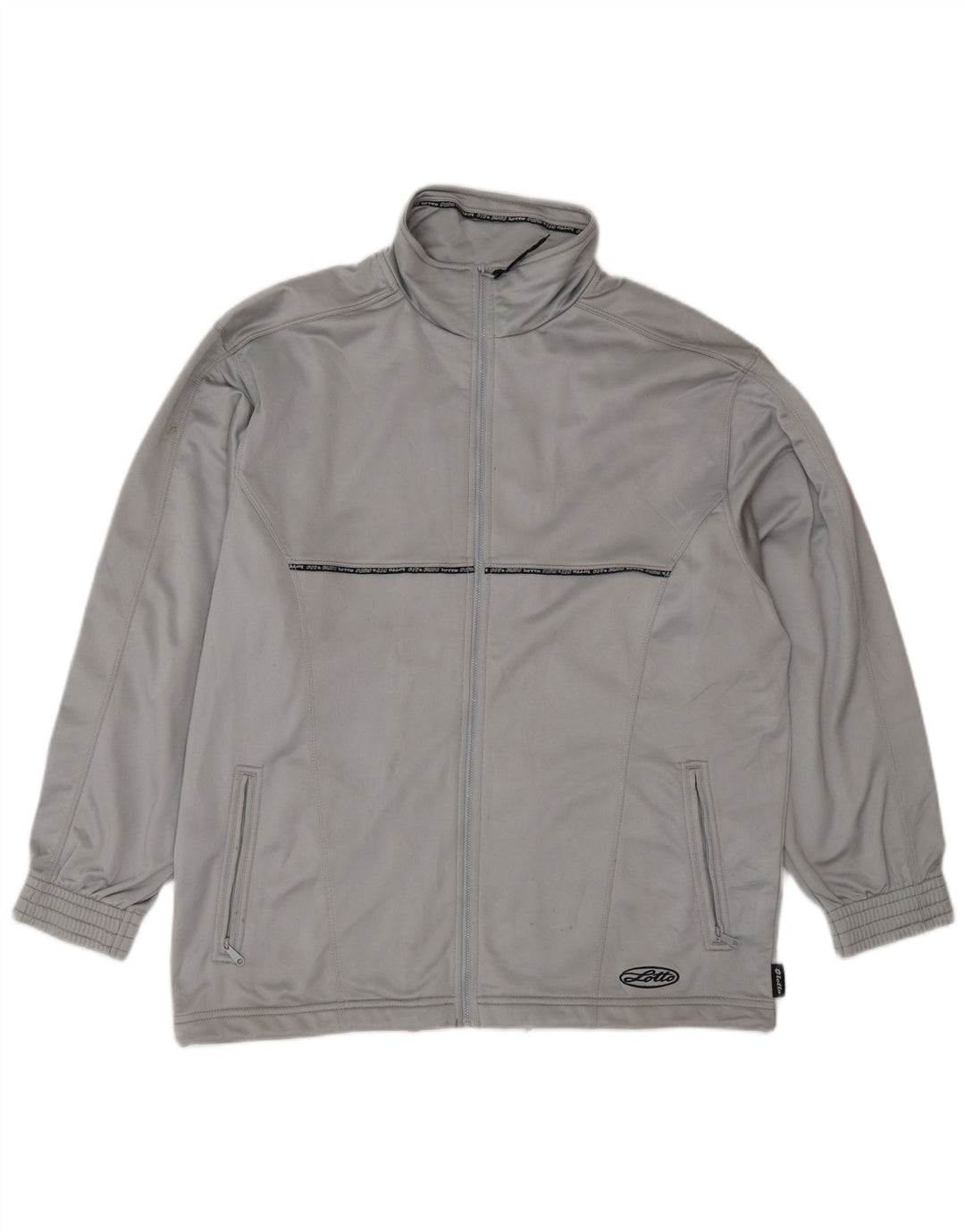 Giacca da tuta oversize da donna Lotto UK 16 Large Grigio Colorblock