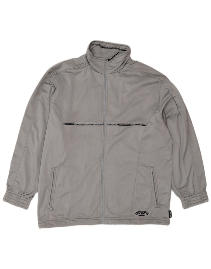 Giacca da tuta oversize da donna Lotto UK 16 Large Grigio Colorblock