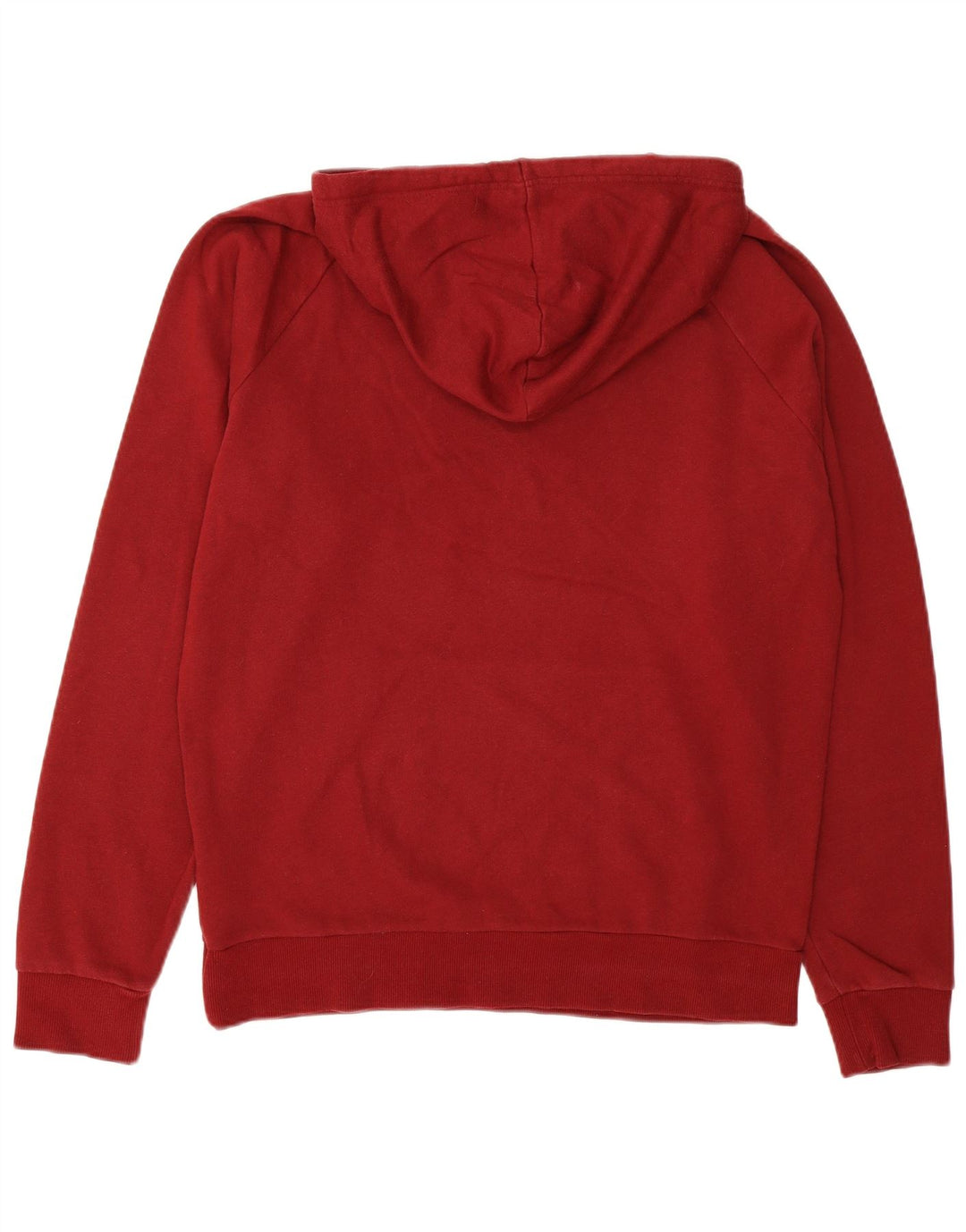 UNDER ARMOUR Mens Hoodie Jumper Medium Burgundy Cotton
