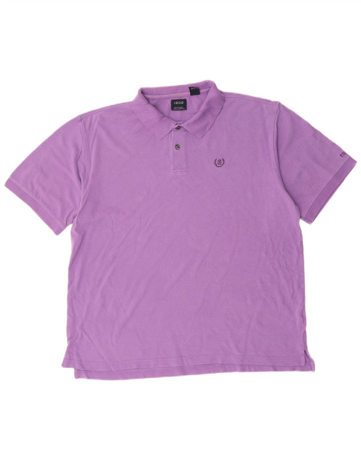 Polo da uomo IZOD XL in cotone viola
