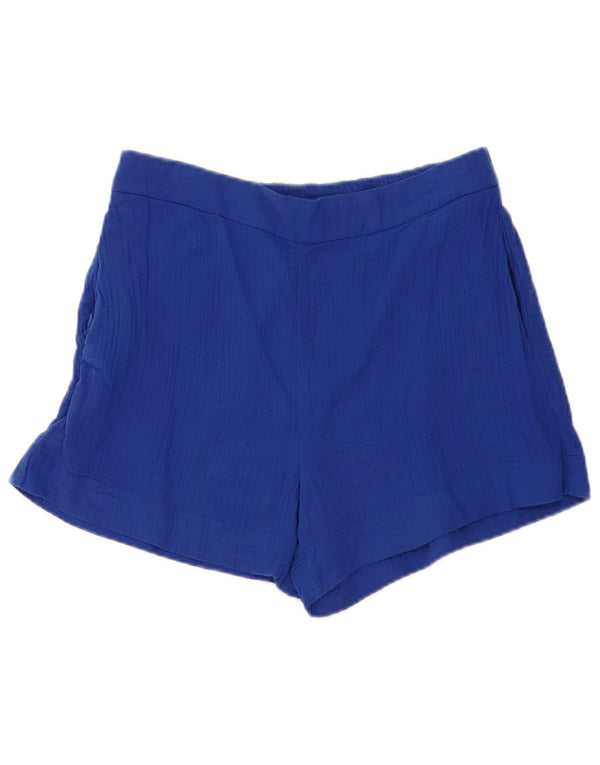 Pantaloncini casual da donna Boden UK 12 medi W30 cotone blu