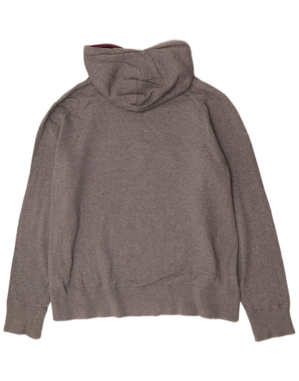 Felpa con cappuccio grafica Nike da uomo XL in cotone chiazzato grigio