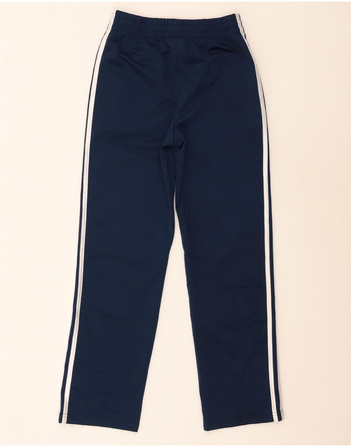 Pantaloni della tuta da ragazzo Adidas 10-11 anni medio poliestere blu navy