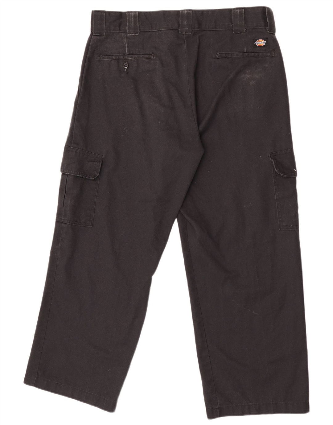 Pantaloni cargo dritti rilassati da uomo Dickies W36 L28 cotone nero