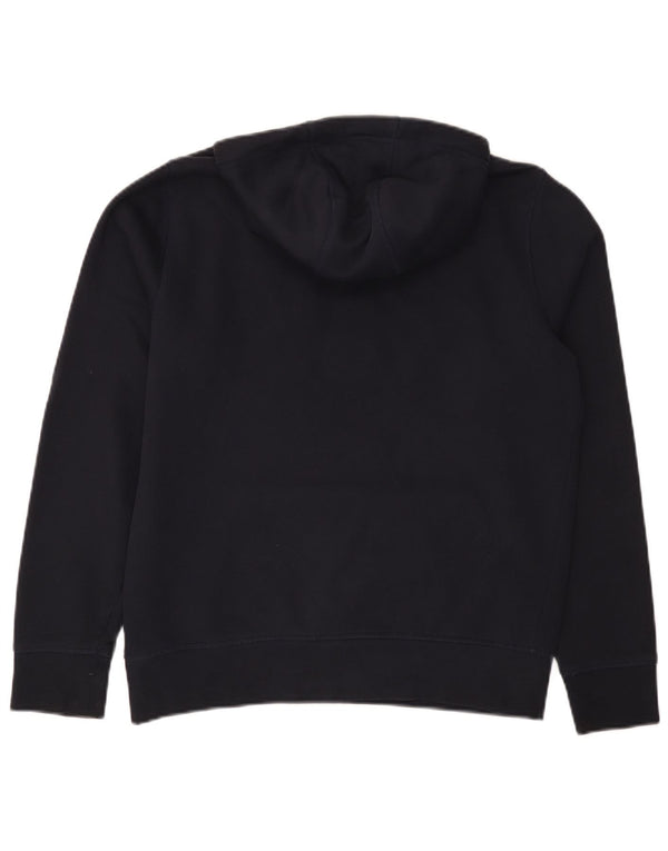 Maglione con cappuccio grafico da uomo Tommy Hilfiger piccolo in cotone blu navy