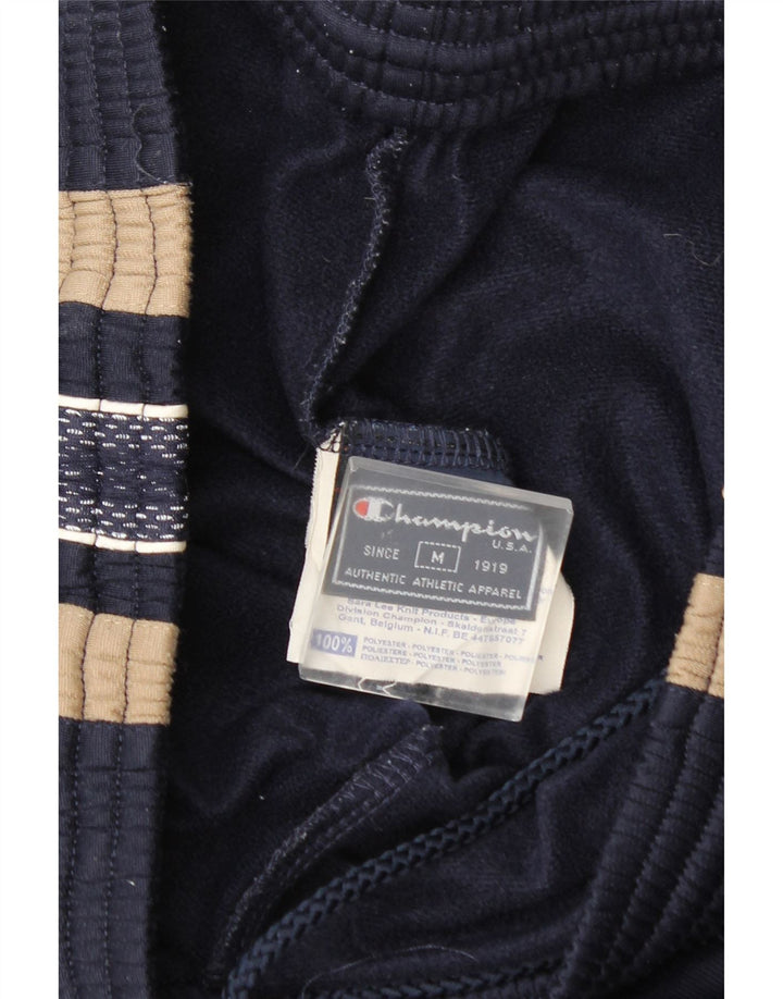 Pantaloni da tuta grafica da uomo Champion a blocchi di colore blu navy medio