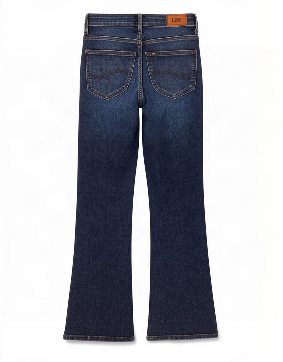 Jeans svasati Lee Kicked Flare da donna W26 L26 cotone blu