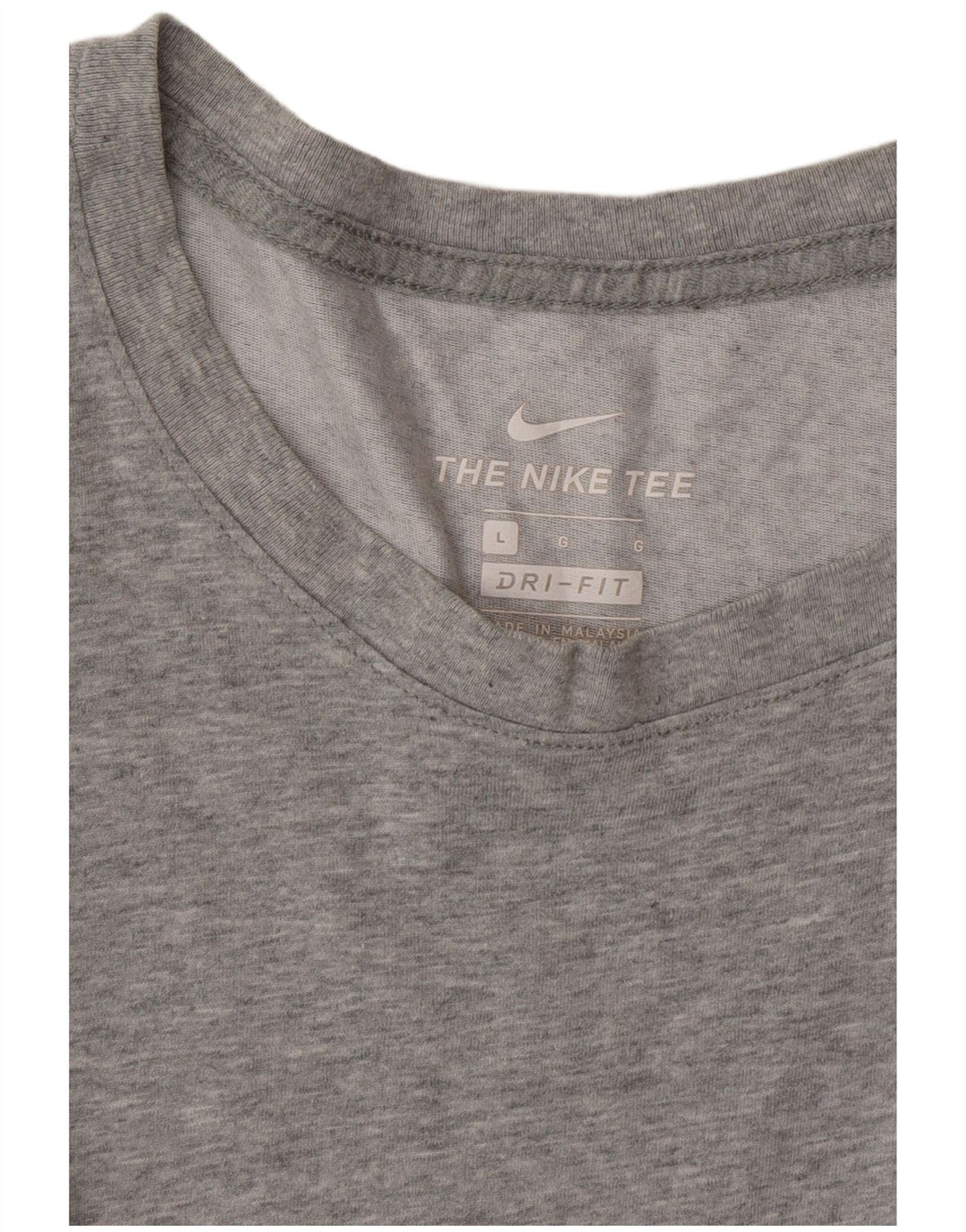 T-shirt NIKE Dri Fit da uomo grande grigia
