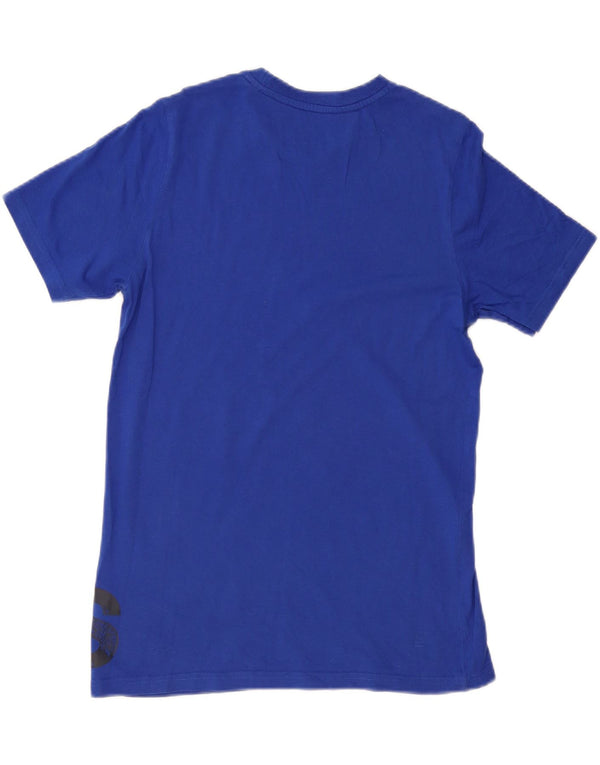 T-shirt grafica Adidas da bambino 14-15 anni in cotone blu