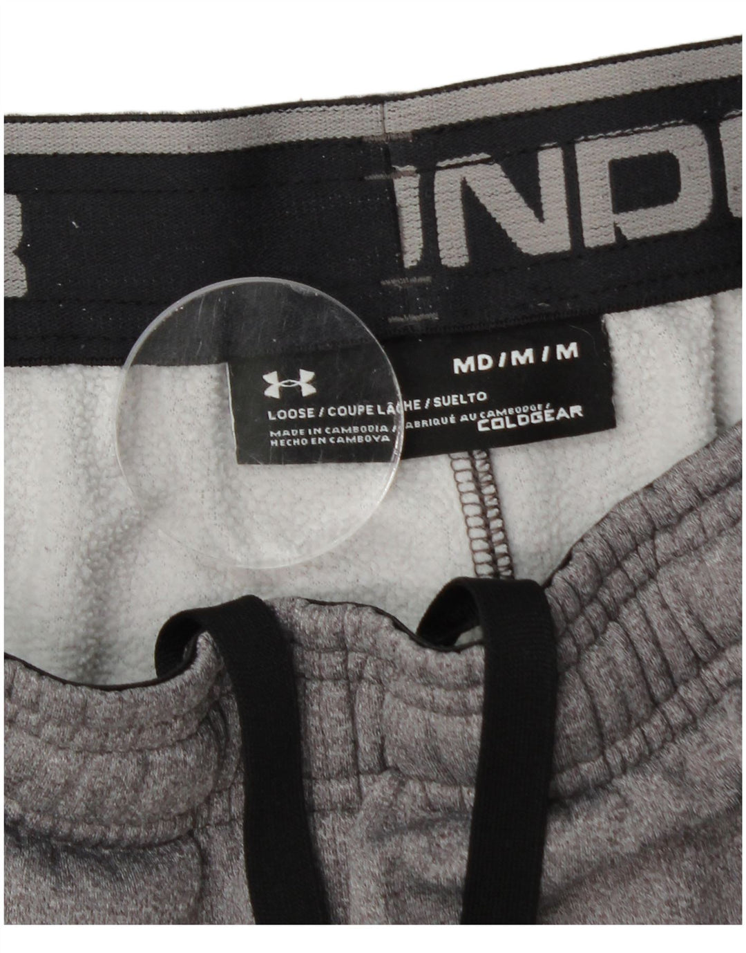 Pantaloni da jogging da uomo UNDER ARMOUR Cold Gear grigio medio